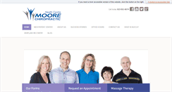 Desktop Screenshot of moorechiropractic.ca